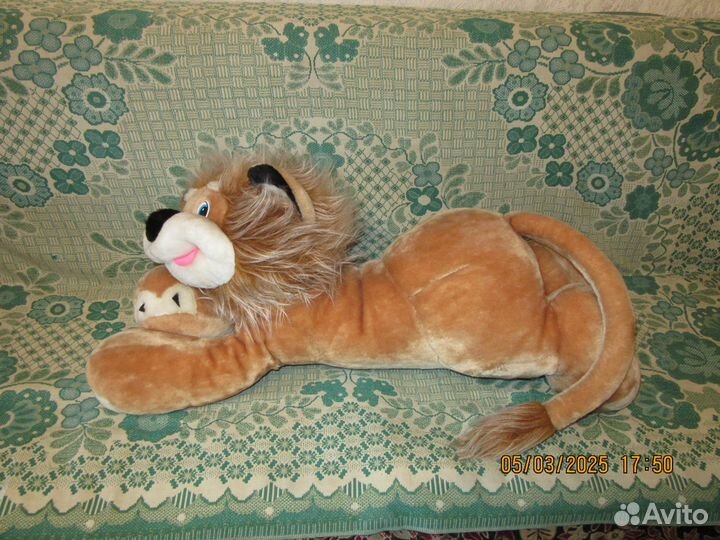 Большая мягкая игрушка Лев 85 см (новая)