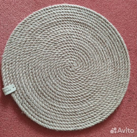 Подставка из джута, ручная работа