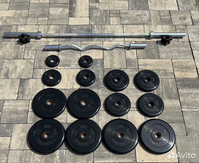 Блины (диски ) MB Barbell Гриф олимпийский