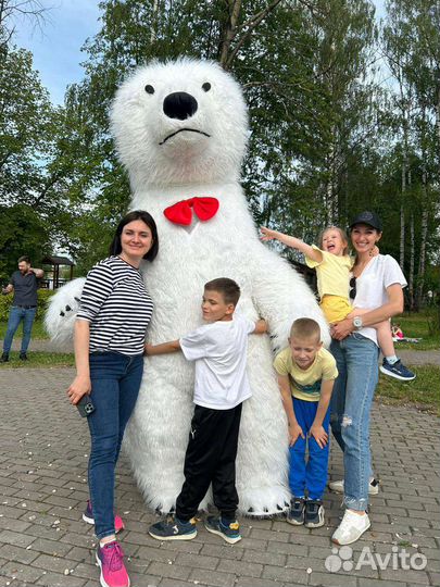 Белый мишка поздравление