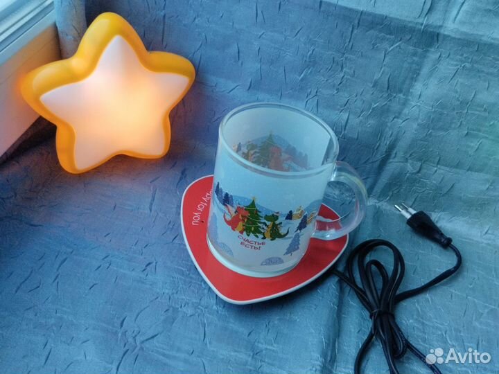 Электроподогреватель для кружки Сердце