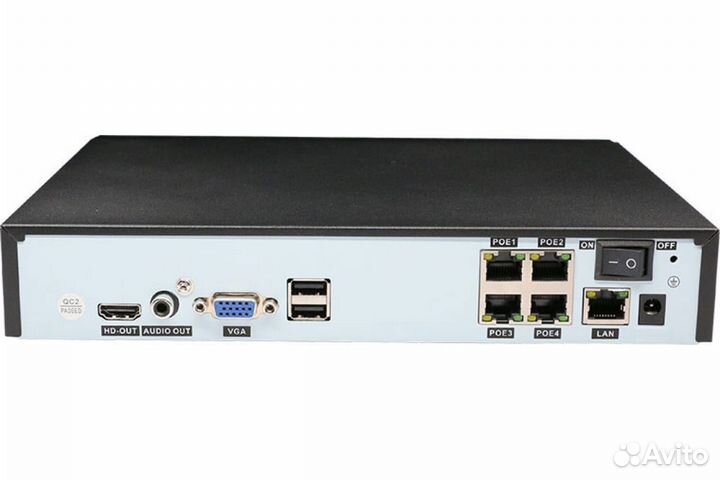 Видеонаблюдение PS-link IP 2Мп KIT-C204IP-POE