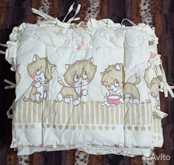 Бортики в детскую кроватку