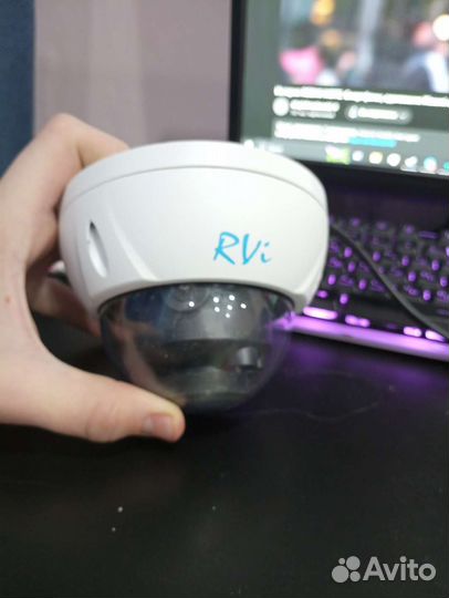 Камера видеонаблюдения купольная уличная