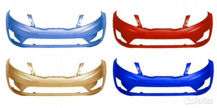 Бампер передний для Kia Rio 3 2011-2017