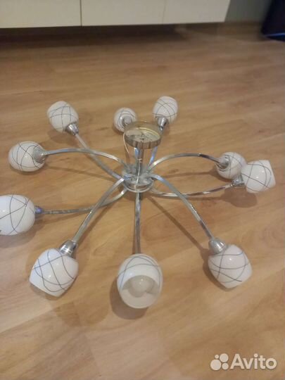 Люстра потолочная подвесная бу