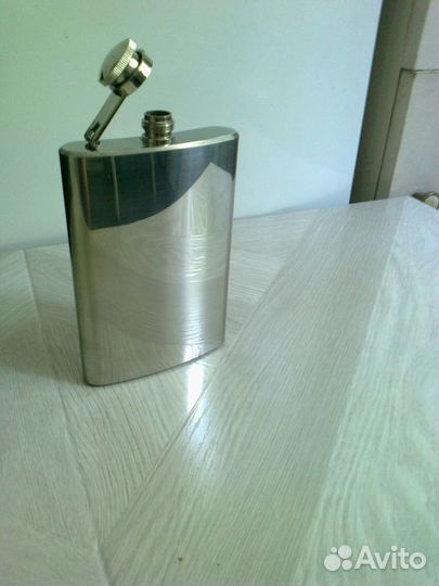 Фляжка из нержавейки для спиртного