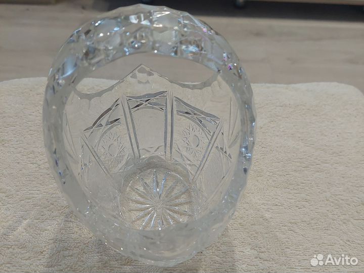 Хрустальная конфетница, чехословакия