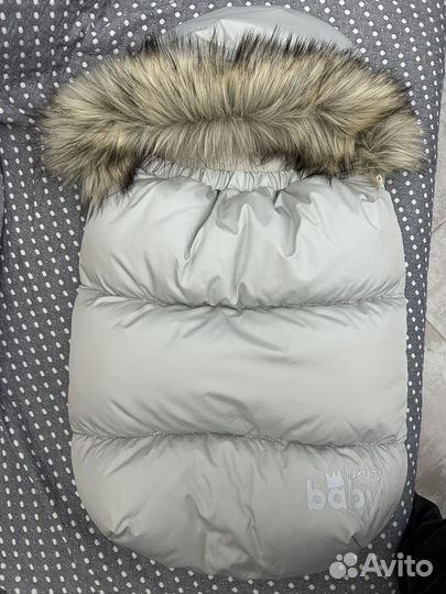 Зимний конверт в коляску/ на выписку Luxury Baby