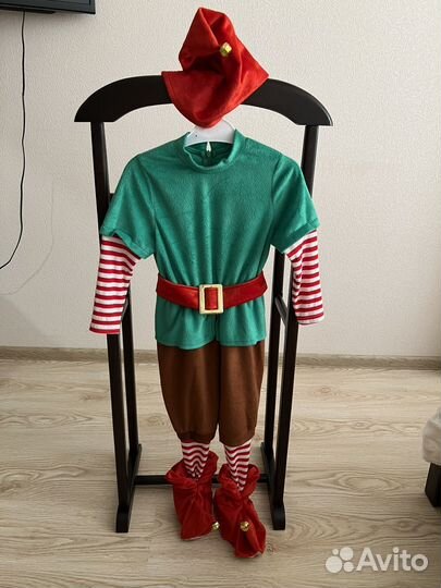 Костюм гнома эльфа карнавальный