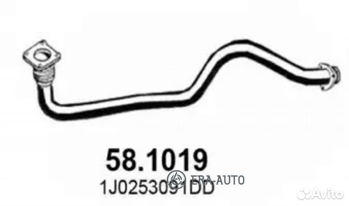 Asso 58.1019 Приемная труба
