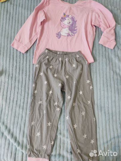 Пижамы и пакет вещей 98