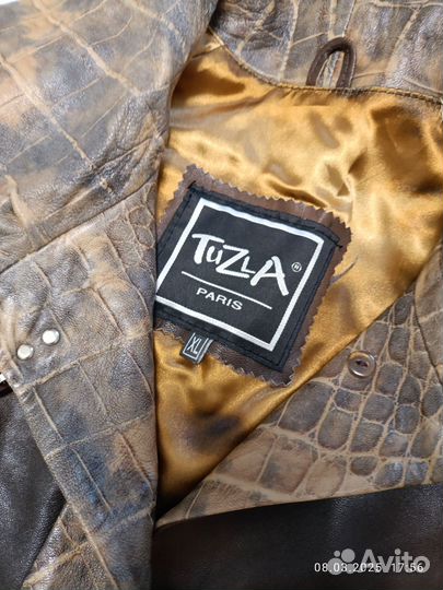 Кожаный плащ женский 50 р