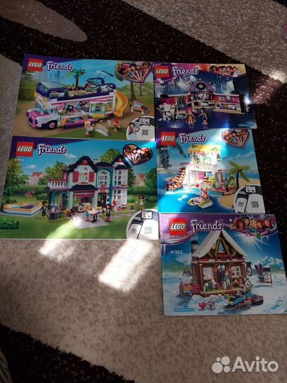 Lego Friends автобус, домики(оригинал)