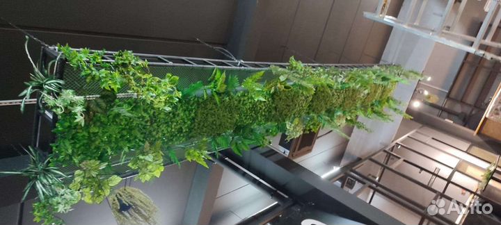 Искусственная зелень вертикальное озеленение