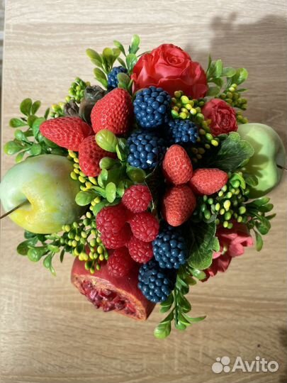 Букет из мыла, ягодный