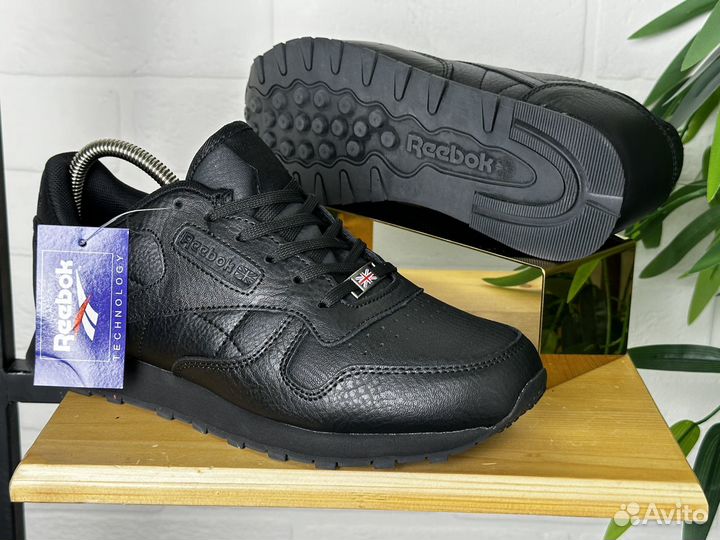 Кроссовки мужские Reebok Classic 41-46 черный