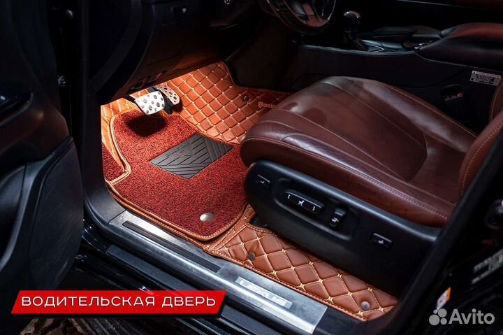 Автомобильные коврики 3d