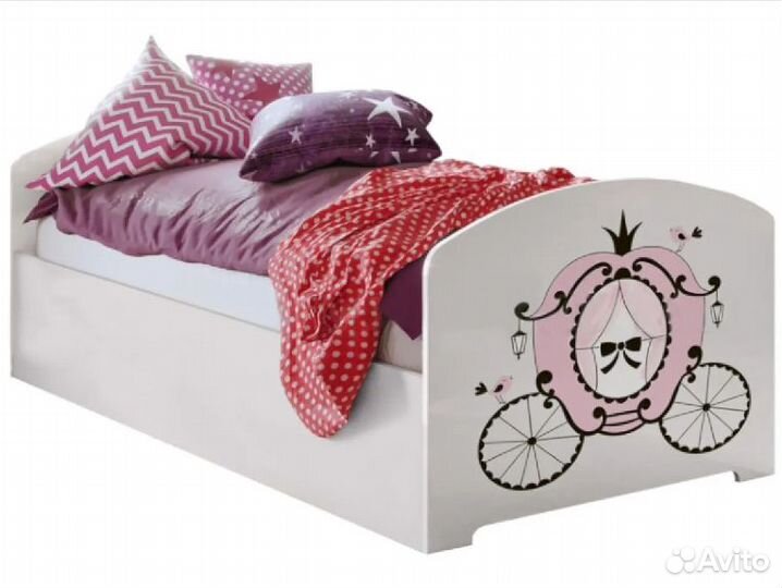Детская кровать белая