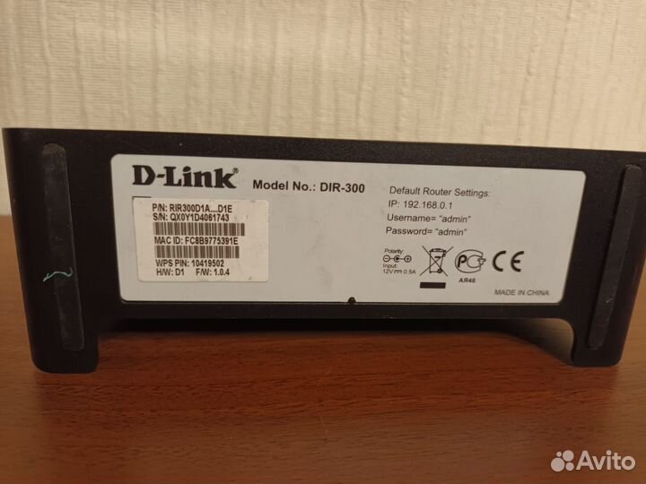 Роутер D-link dir-300