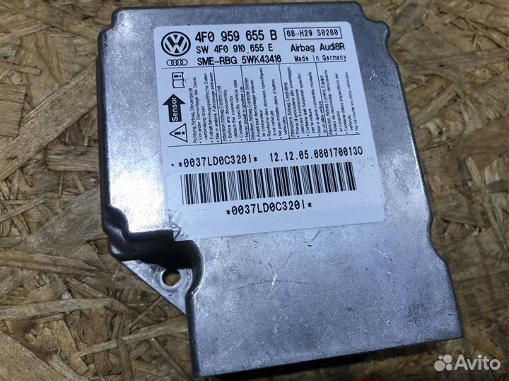 Блок управления airbag Audi A6 C6 AUK 2006