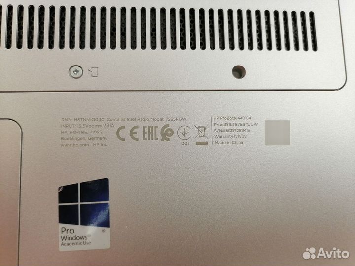 Ноутбук HP Probook 440 g4 (Ахт)