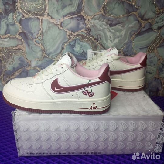 Кроссовки Nike Air force 1 Valentine's Day