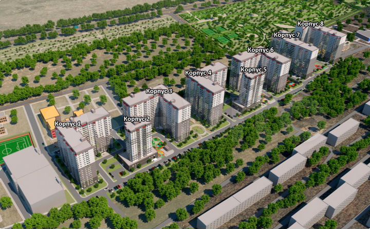 2-к. квартира, 69 м², 13/20 эт.