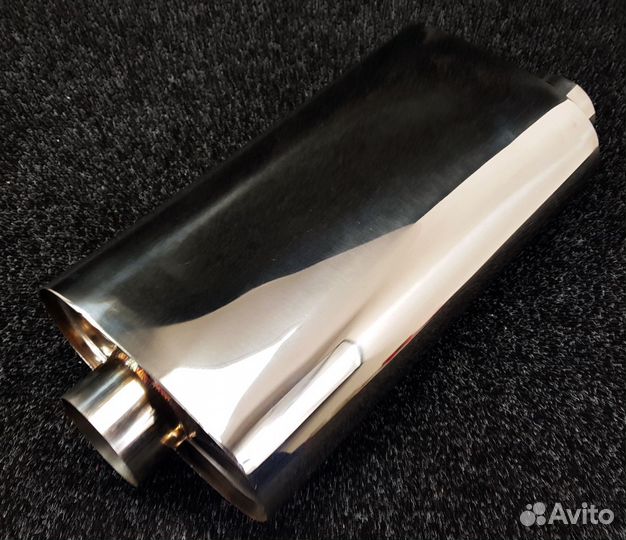 Универсальный глушитель 76мм резонатор