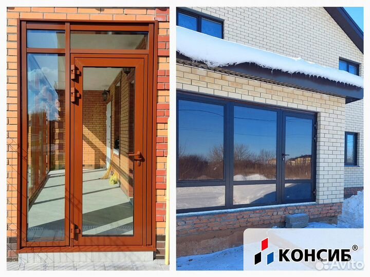 Алюминиевая дверь, входные группы