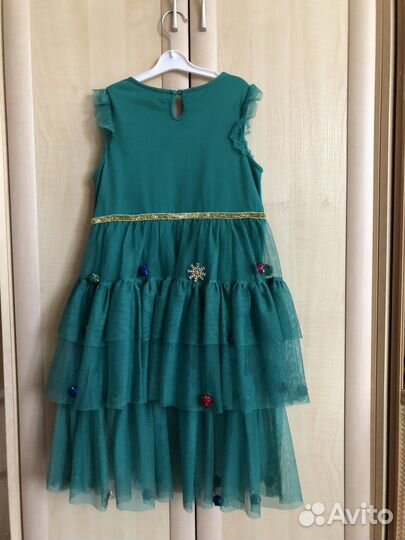 Платье новогоднее Елка