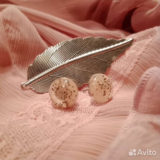 Серьги из эпоксидной смолы