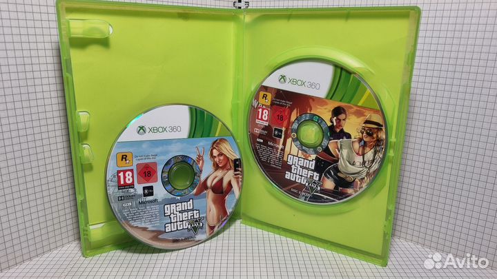 Диски на xbox 360 GTA 5