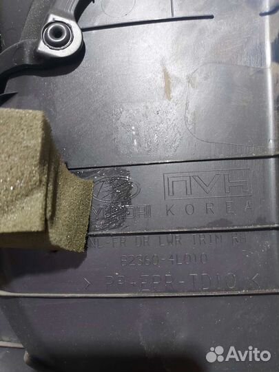 Обшивка двери передней Hyundai Solaris 1