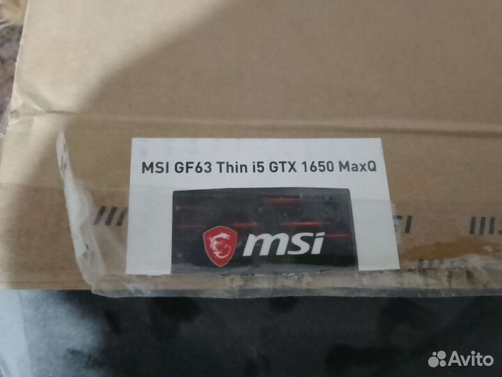 Игровой ноутбук msi