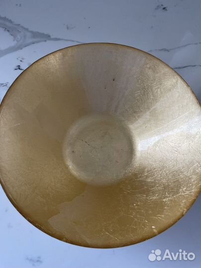 Zara home блюдо золотой цвет