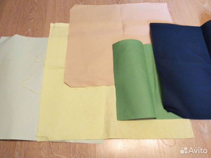 Канва для вышивания. 5 цветов