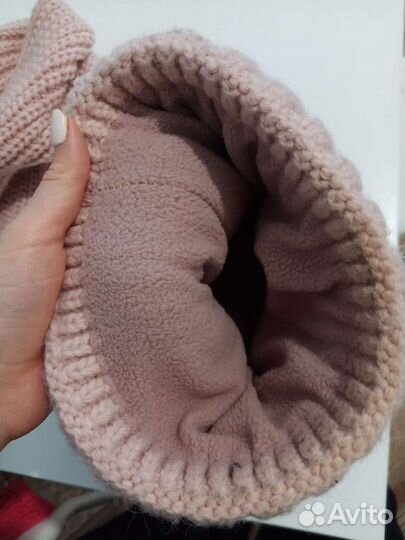 Шапка и снуд женский