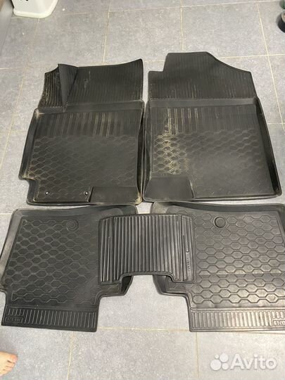 Коврики резиновые на kia rio 3