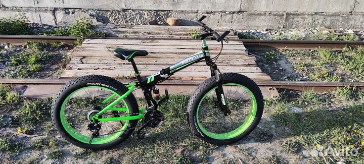 Фэтбайк складной 2х подвес 26*4