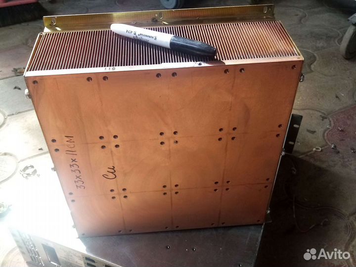 Медные радиаторы для радиоэлектроники