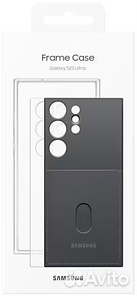 Samsung Frame Case для S23 Ultra (EF-MS918),Черный