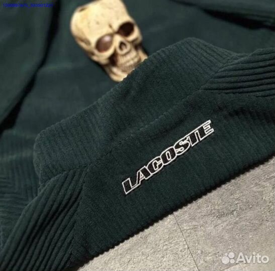 Вельветовая кофта Lacoste 2xl размер