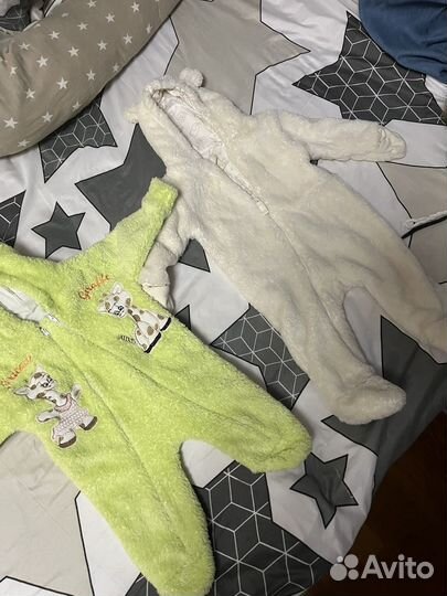 Комбинезон baby go белый 68