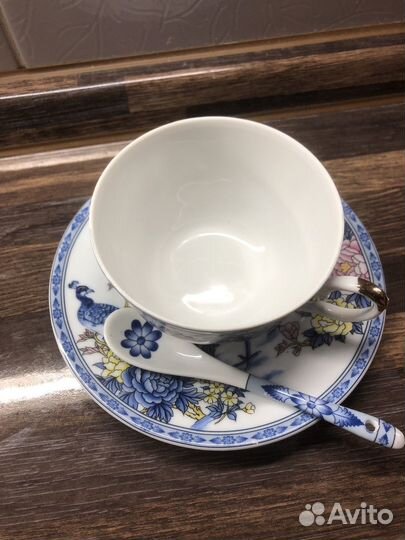 Чашка с блюдцем фарфор elan gallery