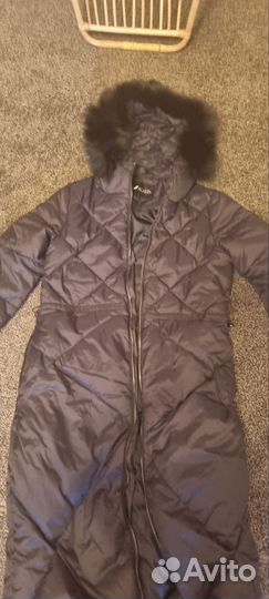 Пуховик зимний женский 42 44 пух перо