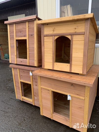 Будка для собаки. средняя люкс