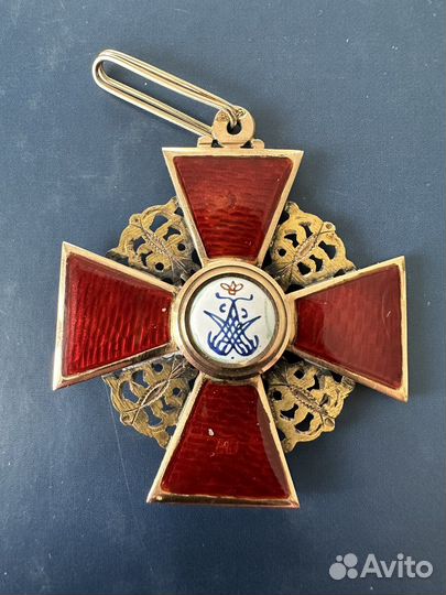 Знак ордена Святой Анны 2 степени