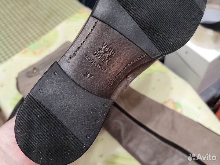 Сапоги новые кожа 37