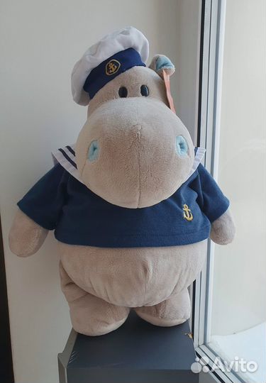 Мягкая игрушка Бегемот - Юнга